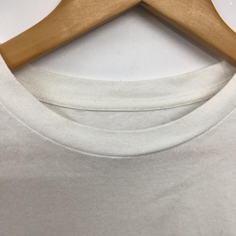 ルーカ RVCA Tシャツ 半袖 半袖カットソー プリントTシャツ クルーネックカットソー S 無地 白 / ホワイト /  メンズ USED 古着 中古 10147324