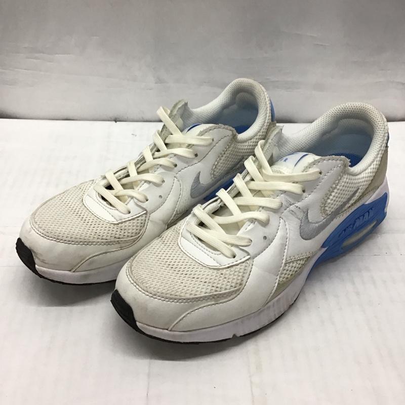 ナイキ NIKE スニーカー スニーカー CD5432-128 W AIRMAX EXCEE 24.5cm 24.5cm ロゴ、文字 白 / ホワイト / X 水色 / ライトブルー /  レディース USED 古着 中古 10115655