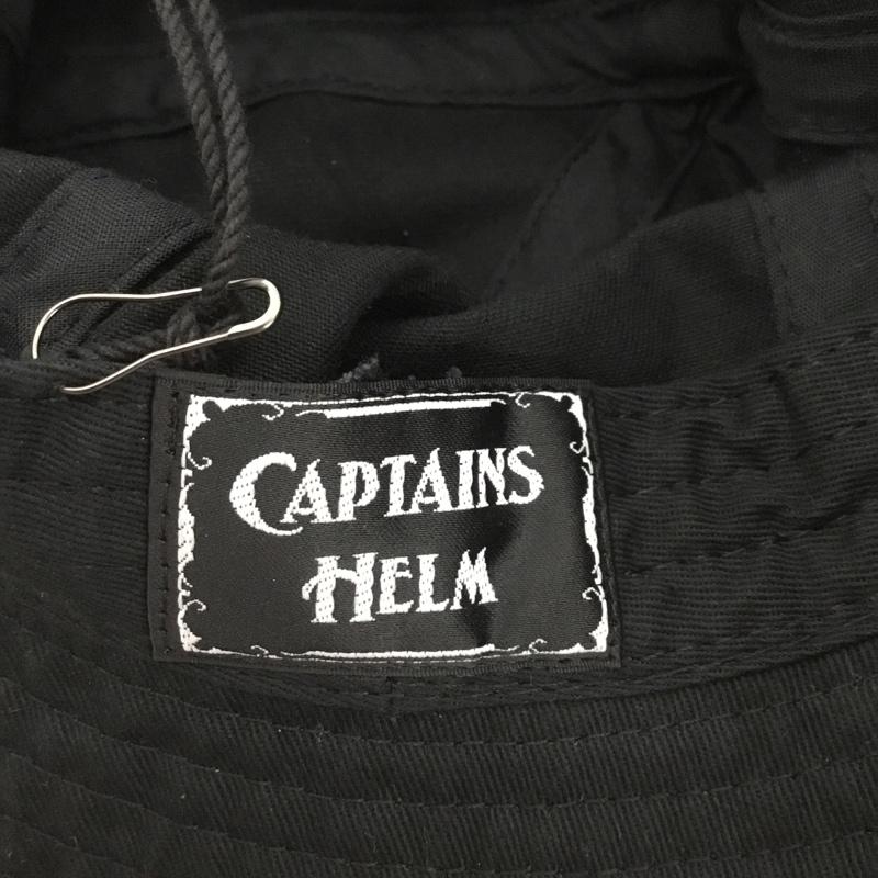 キャプテンズヘルム Captains Helm 帽子 ハット CH26-SP-C04 TRADEMARK LOGO BALL HAT ボールハット ロゴ、文字 黒 / ブラック /  メンズ USED 古着 中古 10150531