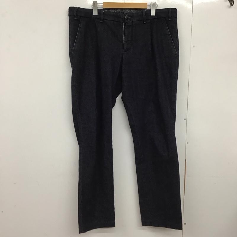 ラルディーニ LARDINI パンツ デニム、ジーンズ デニムパンツ ワイドパンツ カジュアルパンツ ストレッチパンツ 無地 インディゴ / インディゴ /  メンズ USED 古着 中古 10148196