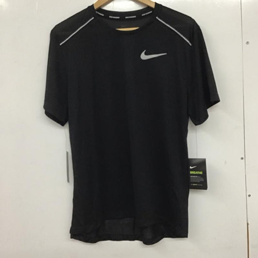 ナイキ NIKE Tシャツ 半袖 AJ7566-010 DRI-FIT マイラー メンズ ショートスリーブ ランニングトップ タグ付き M ロゴ、文字 黒 / ブラック /  メンズ USED 古着 中古 10135563