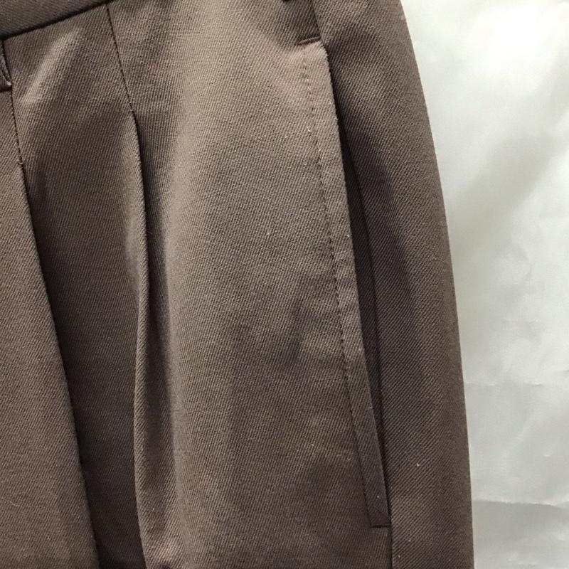 ジュンレッド JUNRed パンツ スラックス ワイドパンツ カジュアルパンツ ワークパンツ スラックス L 無地 茶 / ブラウン /  メンズ USED 古着 中古 10116896
