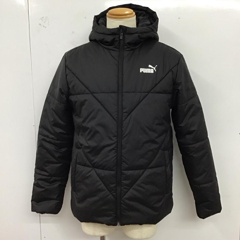 プーマ PUMA ジャケット、上着 ジャケット、ブレザー 846316-01 デッドジャケット 中綿 L ロゴ、文字 黒 / ブラック /  メンズ USED 古着 中古 10123238