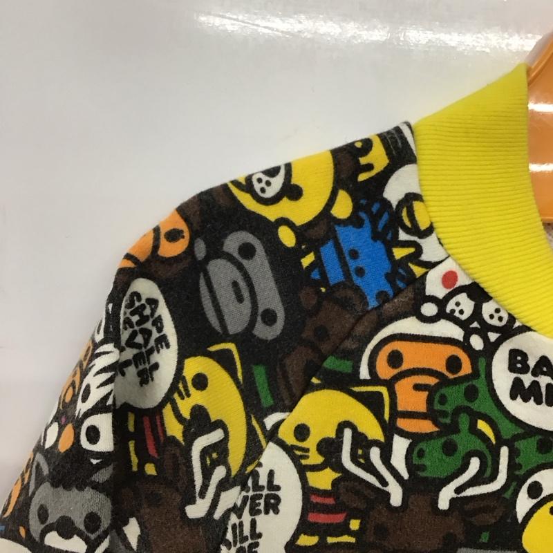 アベイシングエイプ A BATHING APE ワンピース・ドレス・オールインワン ワンピース・ドレス・オールインワン ベビー ロンパース 長袖 80cm マイロ BABY MILO 80cm 総柄 マルチカラー / マルチカラー /  ボーイズ USED 古着 中古 10146603