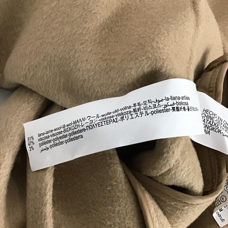 ザラ ZARA ベスト ベスト 7522 254 704 ロングベスト ロングジレ XS 無地 ベージュ / ベージュ /  レディース USED 古着 中古 10142232