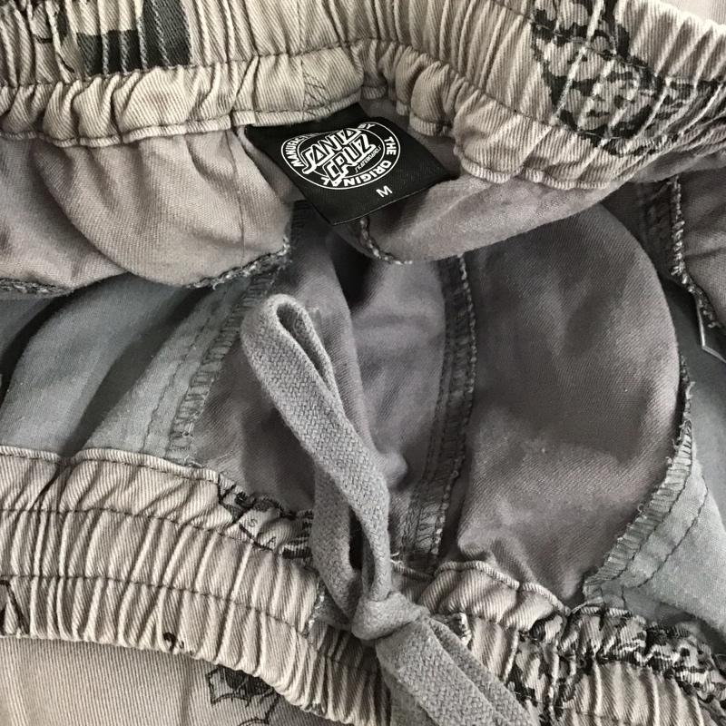 サンタクルーズ SANTA CRUZ パンツ ワークパンツ、ペインターパンツ 502211501 ボトム ワイドパンツ カジュアルパンツ 総柄 M プリント 灰 / グレー /  メンズ USED 古着 中古 10106632