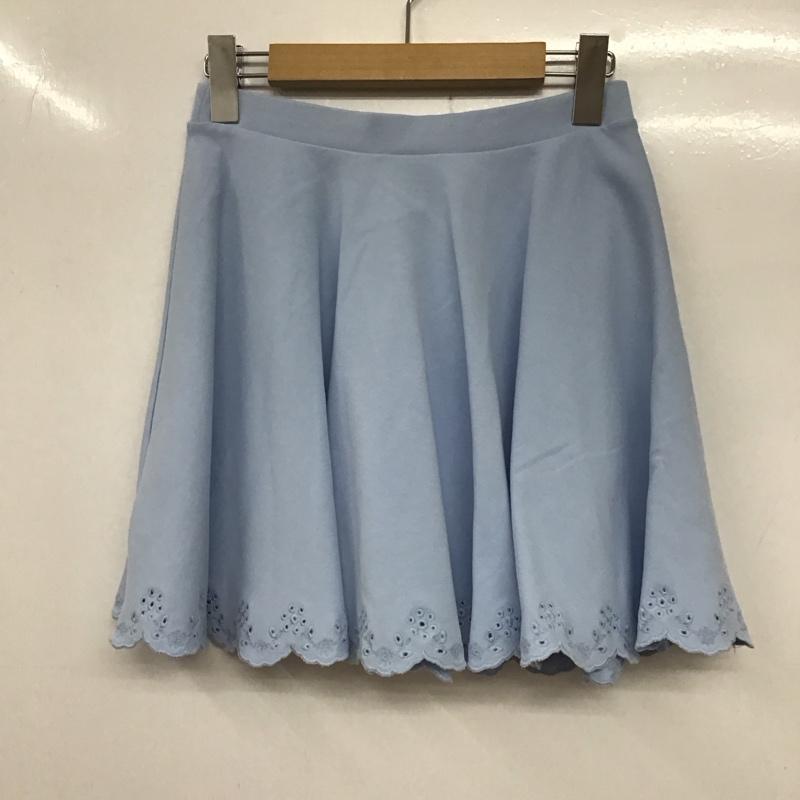 ポロラルフローレン POLO RALPH LAUREN スカート ミニスカート L 無地 水色 / ライトブルー /  ガールズ USED 古着 中古 10132810