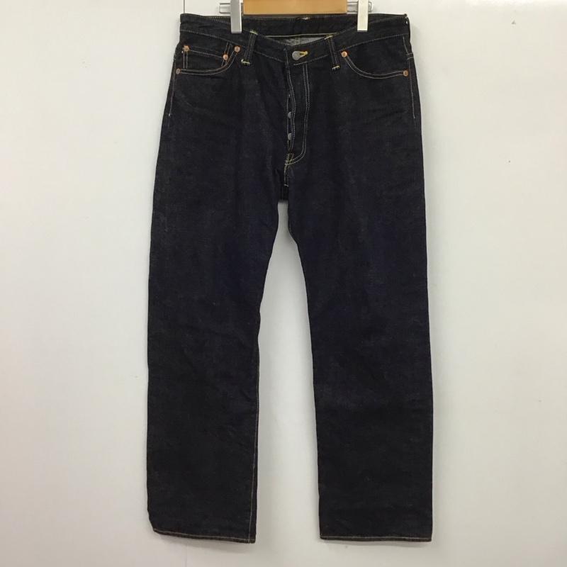 ザリアルマッコイズ THE REAL McCOY S パンツ デニム、ジーンズ デニムパンツ ストレートパンツ ワイドパンツ カジュアルパンツ 36 無地 インディゴ / インディゴ /  メンズ USED 古着 中古 10115391