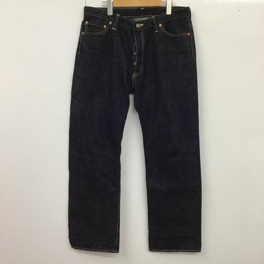 ザリアルマッコイズ THE REAL McCOY S パンツ デニム、ジーンズ デニムパンツ ストレートパンツ ワイドパンツ カジュアルパンツ 36 無地 インディゴ / インディゴ /  メンズ USED 古着 中古 10115391