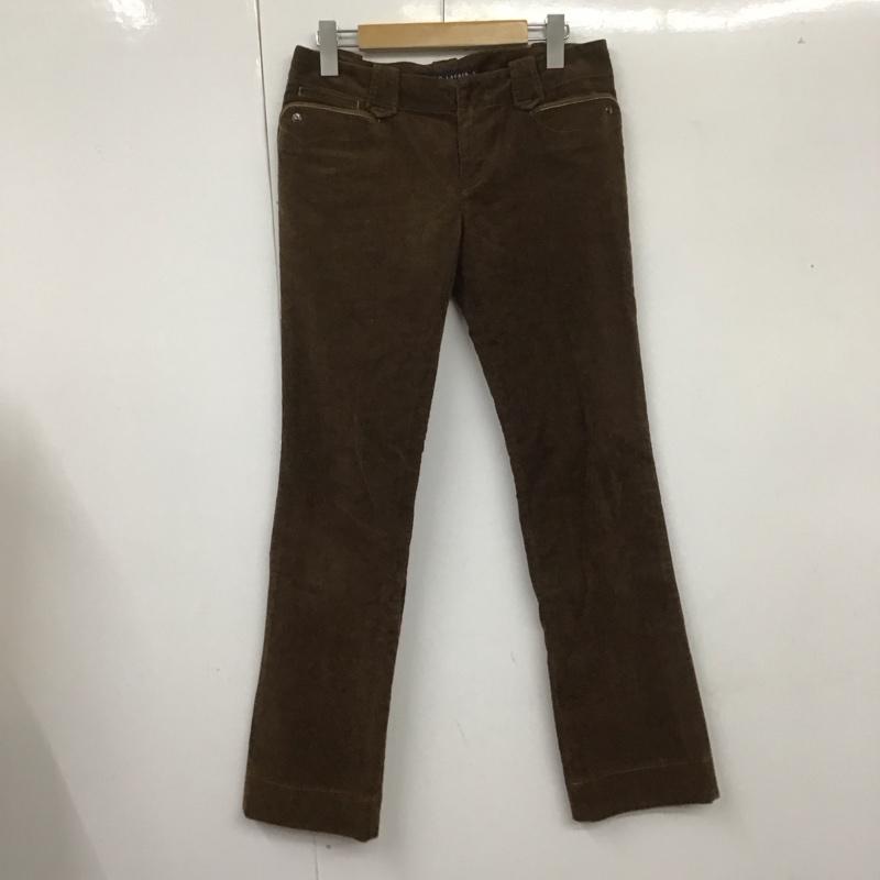 ラルフローレン RALPHLAUREN パンツ スラックス コーデュロイパンツ スリムパンツ ストレートパンツ カジュアルパンツ 無地 茶 / ブラウン /  レディース USED 古着 中古 10109257