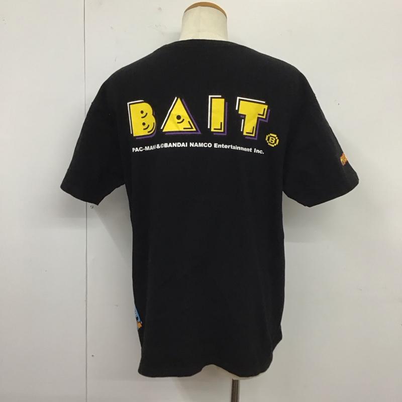 ベイト BAIT Tシャツ 半袖 半袖カットソー プリントTシャツ クルーネックカットソー L プリント 黒 / ブラック /  メンズ USED 古着 中古 10124016