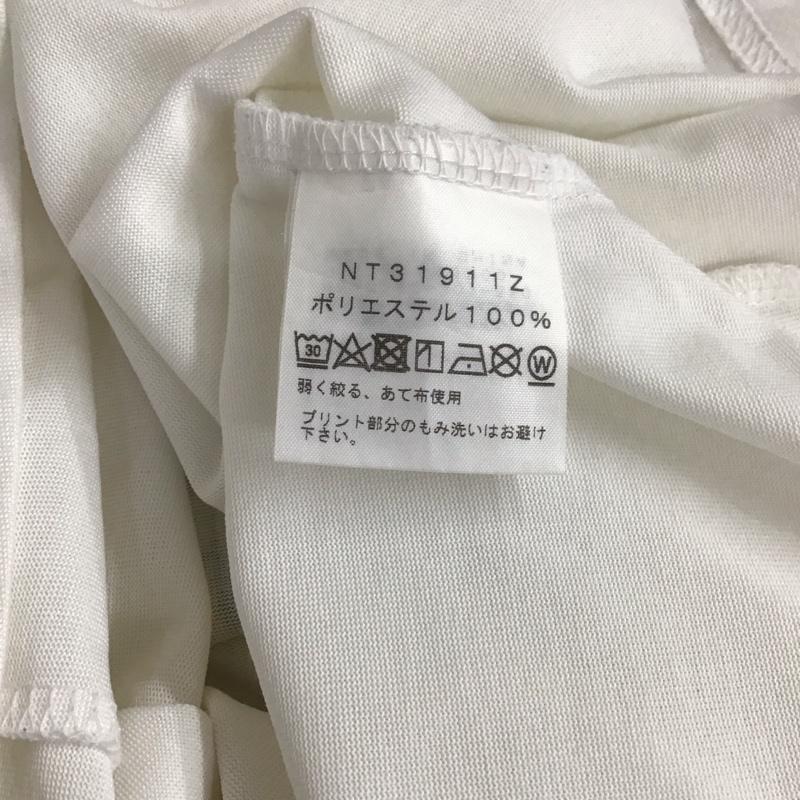 ザノースフェイス THE NORTH FACE Tシャツ 半袖 NT31911Z Belay On Belaya クルーネック M ロゴ、文字 白 / ホワイト /  メンズ USED 古着 中古 10129122