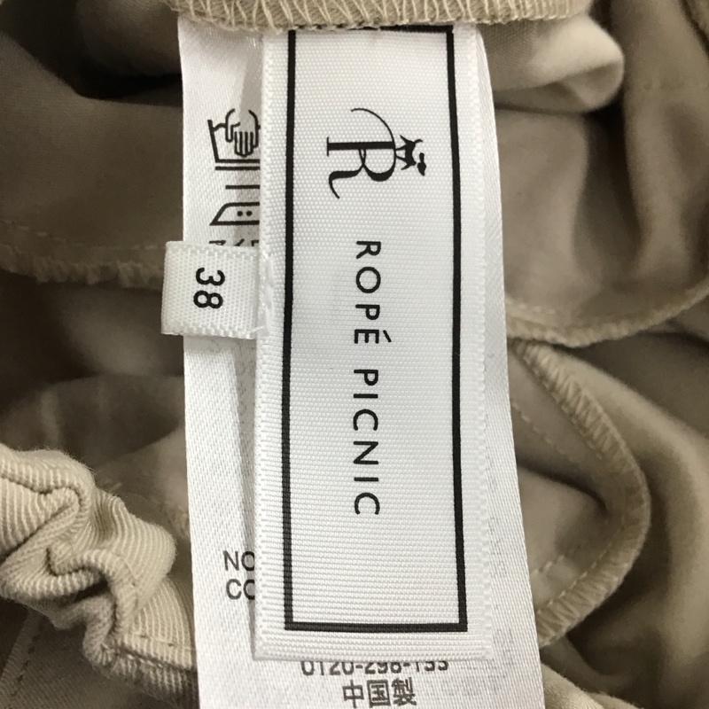 ロペピクニック ROPE  PICNIC パンツ ワークパンツ、ペインターパンツ ワークパンツ ワイドパンツ カーゴパンツ スラックス 38 無地 ベージュ / ベージュ /  レディース USED 古着 中古 10136759