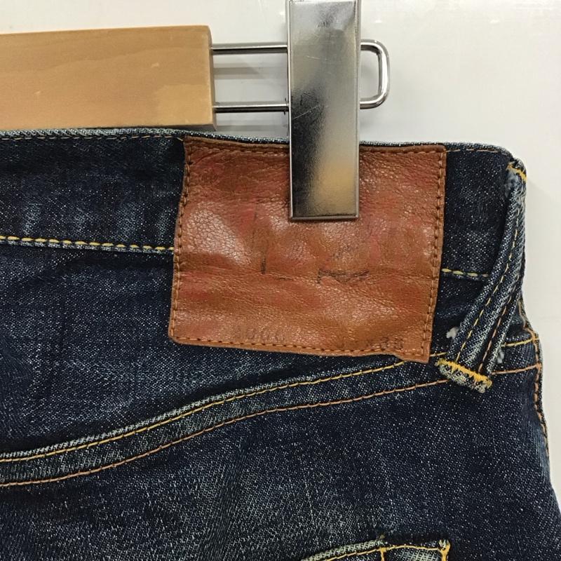 エヴィス EVISU パンツ デニム、ジーンズ 34インチ 無地 インディゴ / インディゴ /  メンズ USED 古着 中古 10117161