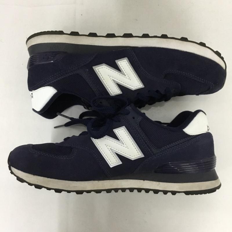 ニューバランス New Balance スニーカー スニーカー ML574EN2 27cm 27.0cm ロゴ、文字 紺 / ネイビー /  メンズ USED 古着 中古 10128978