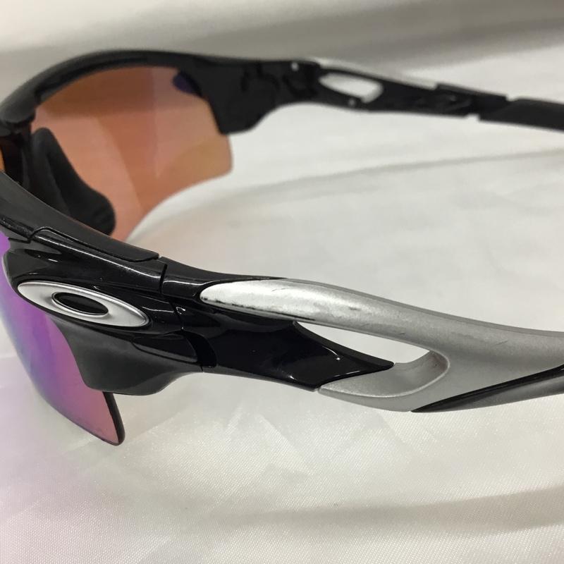 オークリー OAKLEY めがね・サングラス サングラス OO9206-25 RADARLOCK ???? ロゴ、文字 黒 / ブラック /  メンズ USED 古着 中古 10120988