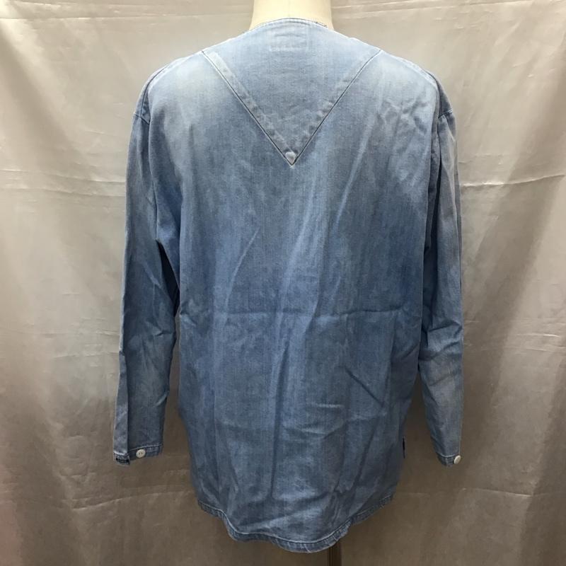サニースポーツ SUNNY SPORTS カットソー 長袖 長袖シャツカットソー プルオーバーシャツ デニムシャツ M 無地 インディゴ / インディゴ /  メンズ USED 古着 中古 10116197