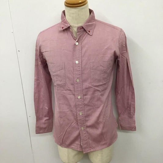 ネイバーフッド NEIGHBORHOOD シャツ、ブラウス 長袖 長袖シャツ カラーシャツ ポケットシャツ 長袖カットソー 無地シャツ S 無地 赤 / レッド /  メンズ USED 古着 中古 10114707