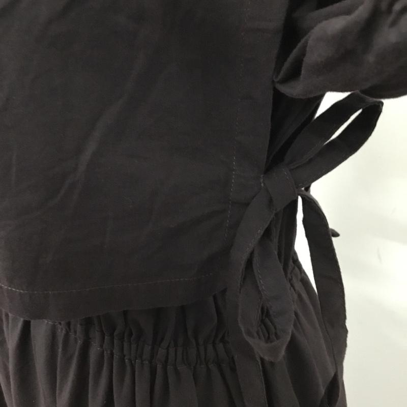 ダブルクローゼット w closet ワンピース ロングスカート 333307 ベストSET半袖ティアードワンピース 無地 チャコールグレー / チャコールグレー /  レディース USED 古着 中古 10116077