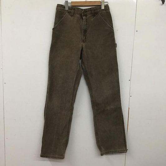カーハート Carhartt パンツ デニム、ジーンズ デニムパンツ スリムパンツ カジュアルパンツ ロゴ、文字 茶 / ブラウン /  メンズ USED 古着 中古 10137680