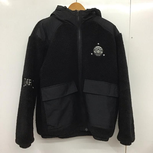 アディダス adidas ジャケット、上着 ジャケット、ブレザー a6a001 ポリエステルジャケット ジップアップジャケット スタンドカラー XL ロゴ、文字 黒 / ブラック /  メンズ USED 古着 中古 10132833
