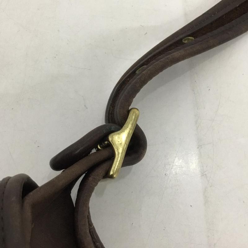 コーチ COACH ショルダーバッグ ショルダーバッグ 9965 レザー 無地 茶 / ブラウン /  レディース USED 古着 中古 10141946