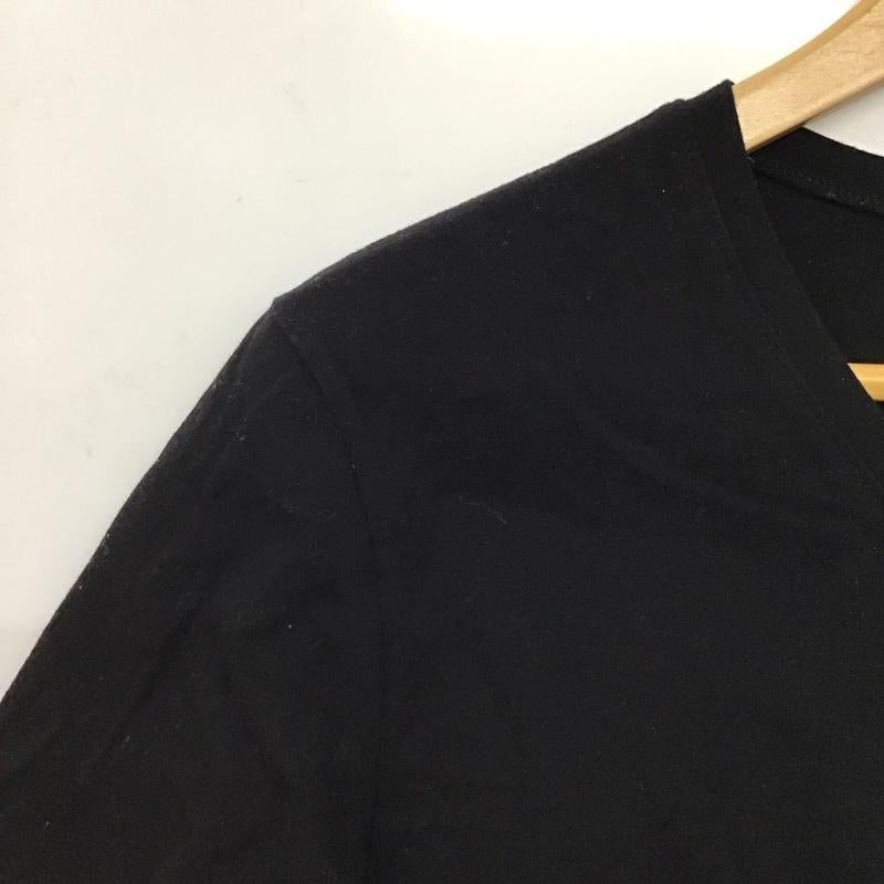 古着 USED Tシャツ 半袖 半袖カットソー プリントTシャツ Vネックカットソー ロゴ、文字 黒 / ブラック /  メンズ USED 古着 中古 10149729