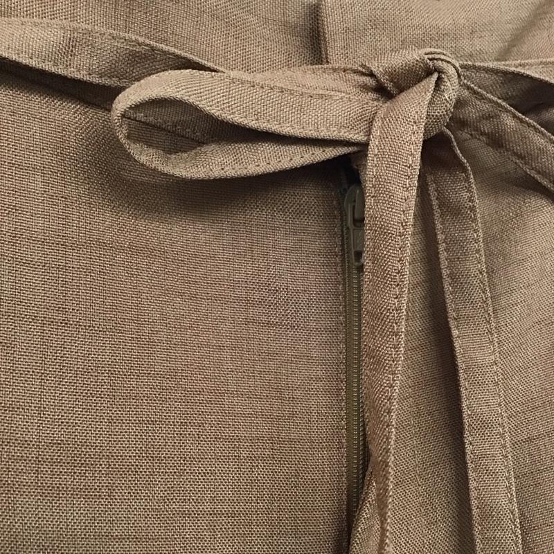 ナノユニバース nano・universe パンツ スラックス スラックスパンツ ワイドパンツ センタータックパンツ 36 無地 橙 / オレンジ /  レディース USED 古着 中古 10142670