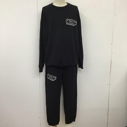 フリークスストア FREAK S STORE セットアップ セットアップ セットアップ スウェットトレーナー スウェットパンツ 2点セット XL ロゴ、文字 黒 / ブラック /  メンズ USED 古着 中古 10131609