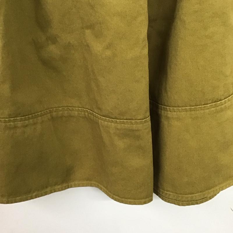 エヘカソポ ehka sopo スカート ロングスカート M 無地 黄緑 / イエローグリーン /  レディース USED 古着 中古 10143751