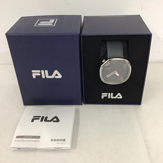 フィラ FILA 腕時計 アナログ（クォーツ式） 38-162 箱有 ロゴ、文字 灰 / グレー /  レディース USED 古着 中古 10134473