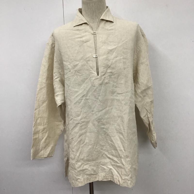 ロエフ LOEFF シャツ、ブラウス 長袖 8881-231-0012 長袖シャツ カラーシャツ カジュアルシャツ 1 無地 ベージュ / ベージュ /  メンズ USED 古着 中古 10111672