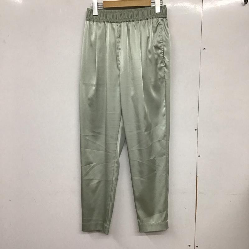 ジャーナルスタンダード JOURNAL STANDARD パンツ ワークパンツ、ペインターパンツ 20-030-400-7010-3-0 ストレートパンツ ワイドパンツ 38 無地 緑 / グリーン /  レディース USED 古着 中古 10132665
