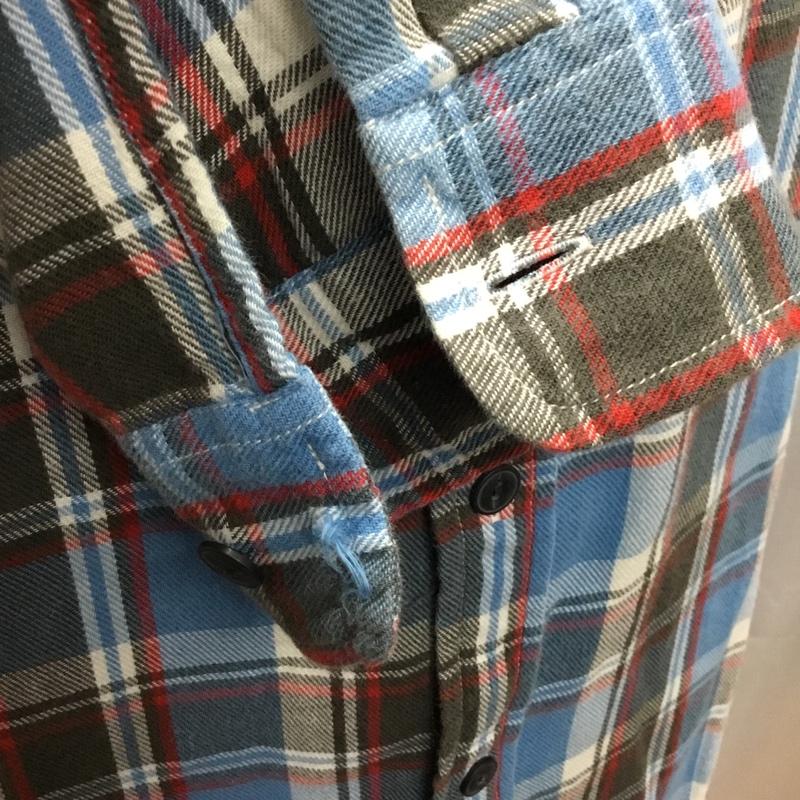 デニム アンド サプライ DENIM & SUPPLY シャツ、ブラウス 長袖 長袖シャツ カラーシャツ ポケットシャツ 長袖カットソー チェックシャツ S チェック マルチカラー / マルチカラー /  メンズ USED 古着 中古 10117542