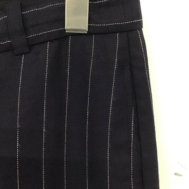 ラルフローレン RALPHLAUREN パンツ スラックス ストライプ 紺 / ネイビー /  レディース USED 古着 中古 10140295