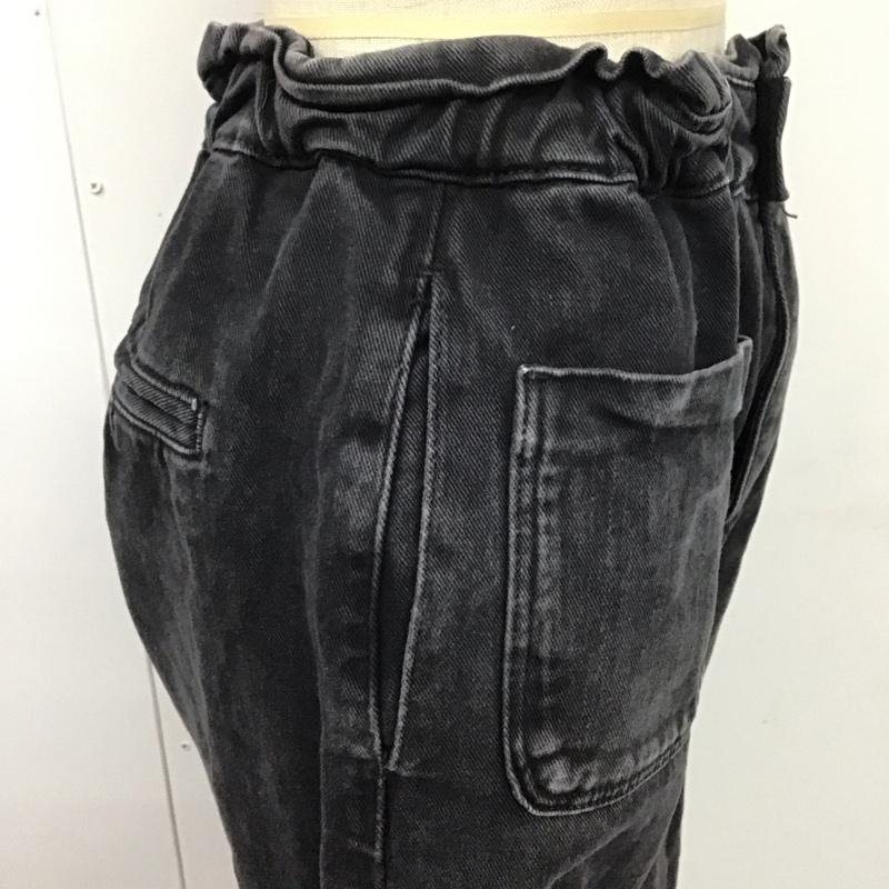 ザラ ZARA パンツ デニム、ジーンズ 5862 059 800 ハイウエスト 無地 黒 / ブラック /  レディース USED 古着 中古 10109723