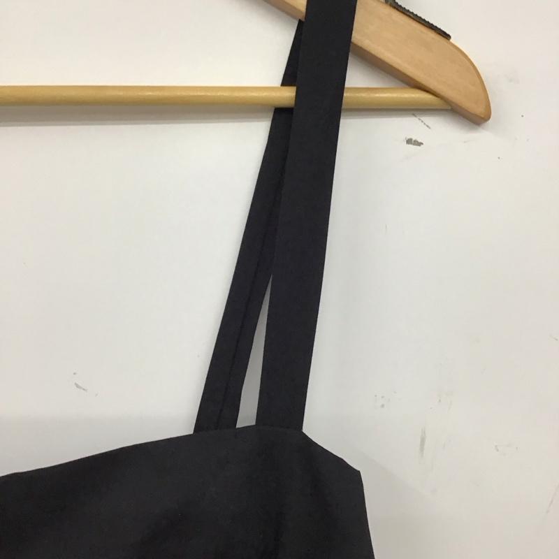 ザラ ZARA ワンピース ロングスカート ロングワンピース ノースリーブワンピース フレアスカート S 無地 黒 / ブラック /  レディース USED 古着 中古 10149692