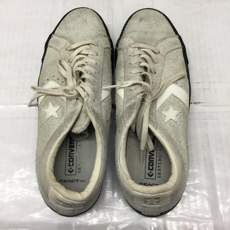 コンバース CONVERSE スニーカー スニーカー 1CL418 SKATEBOARDING PRORIDE SK OX 28cm 28.0cm ワンポイント 白 / ホワイト / X 黒 / ブラック /  メンズ USED 古着 中古 10121484