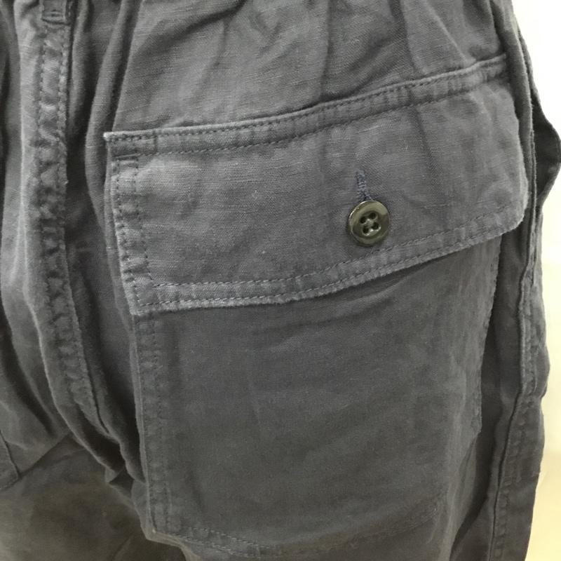 シップス SHIPS パンツ ショートパンツ M 無地 紺 / ネイビー /  メンズ USED 古着 中古 10108754