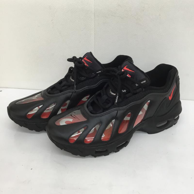 ナイキ NIKE スニーカー スニーカー SUPREME シュプリーム AIR MAX 96 エアマックス 96 CV7652-002 28.5cm ロゴ、文字 黒 / ブラック /  メンズ USED 古着 中古 10105898