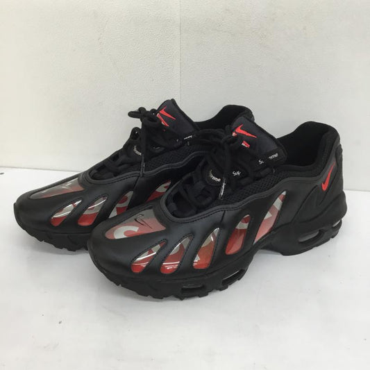 ナイキ NIKE スニーカー スニーカー SUPREME シュプリーム AIR MAX 96 エアマックス 96 CV7652-002 28.5cm ロゴ、文字 黒 / ブラック /  メンズ USED 古着 中古 10105898