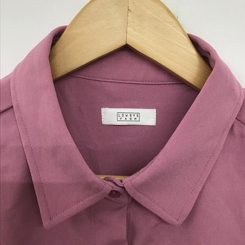 ローリーズファーム LOWRYS FARM シャツ、ブラウス 長袖 長袖シャツ イージーケアシャツ M 無地 マルチカラー / マルチカラー /  レディース USED 古着 中古 10147633