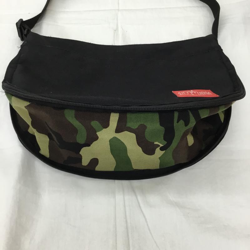 マンハッタンポーテージ Manhattan Portage ショルダーバッグ ショルダーバッグ カモフラージュ柄・迷彩 黒 / ブラック /  メンズ USED 古着 中古 10134136