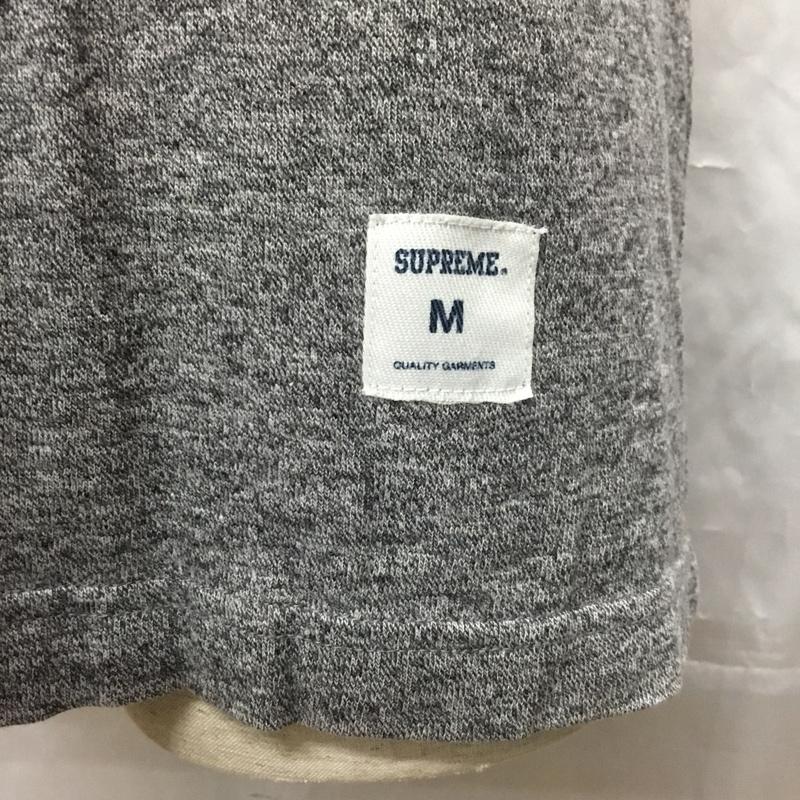 シュプリーム Supreme Tシャツ 半袖 09SS FootballTop09 フットボールTシャツ ナンバリング プリントTシャツ M ロゴ、文字 灰 / グレー /  メンズ USED 古着 中古 10114081