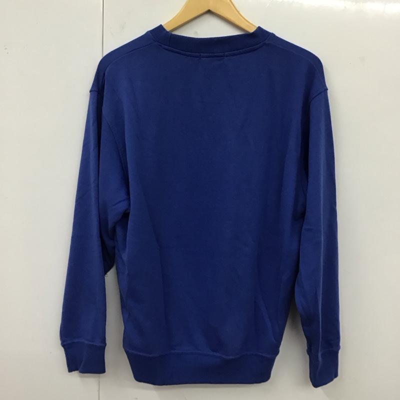 フィラ FILA トレーナー 長袖 FH7473 L 無地 青 / ブルー /  レディース USED 古着 中古 10120183
