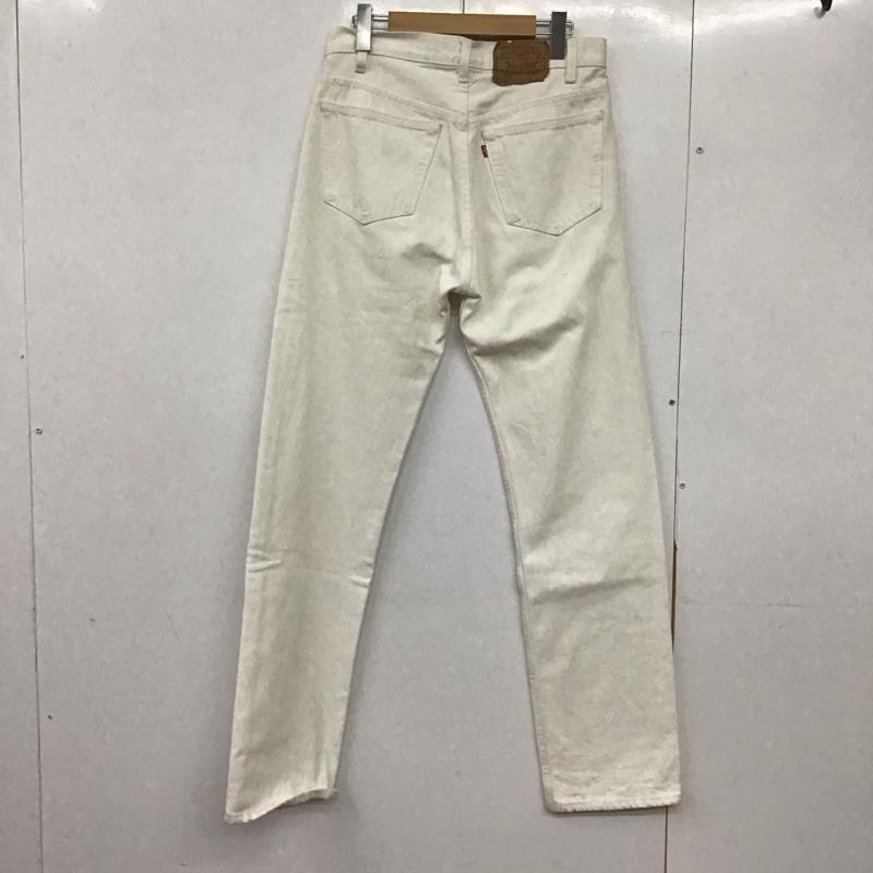 リーバイストラウスアンドコー Levi Strauss & co. パンツ デニム、ジーンズ デニムパンツ ワイドパンツ カジュアルパンツ 無地 白 / ホワイト /  メンズ USED 古着 中古 10145304