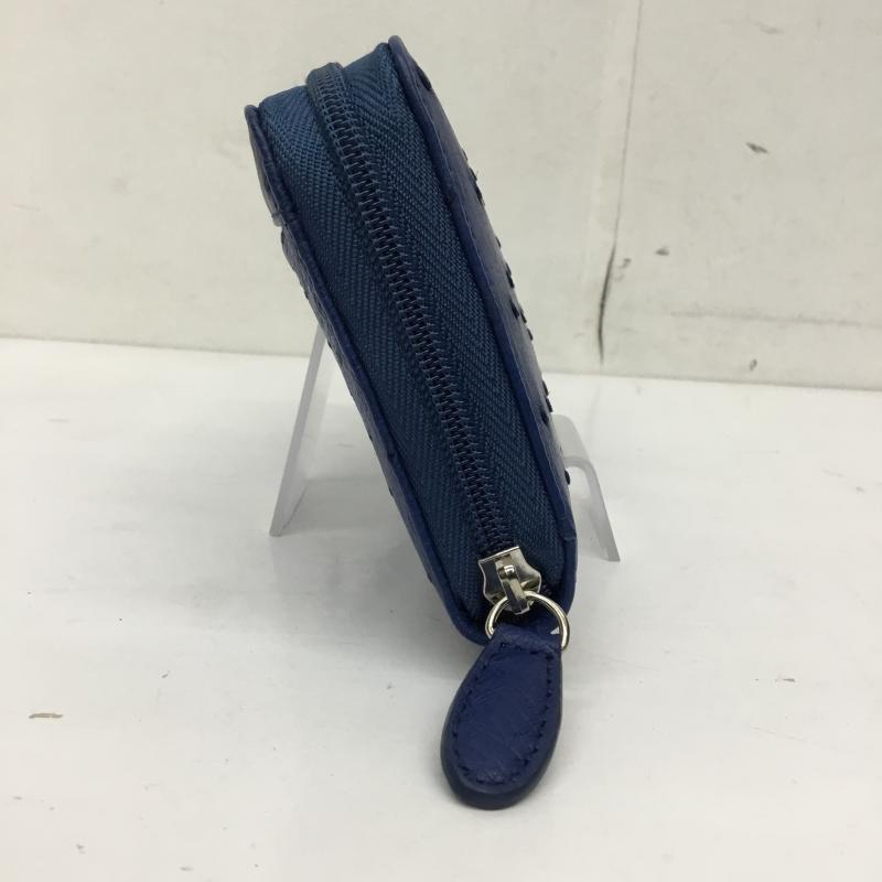オーストリッチ ostrich 財布 長財布 松屋銀座　オーストリッチ  青 / ブルー /  レディース USED 古着 中古 10140921