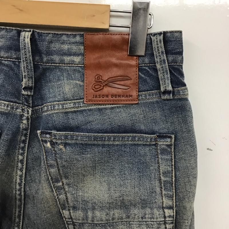 デンハム DENHAM パンツ デニム、ジーンズ デニムパンツ スリムパンツ カジュアルパンツ ストレッチパンツ 35インチ 無地 インディゴ / インディゴ /  メンズ USED 古着 中古 10139521