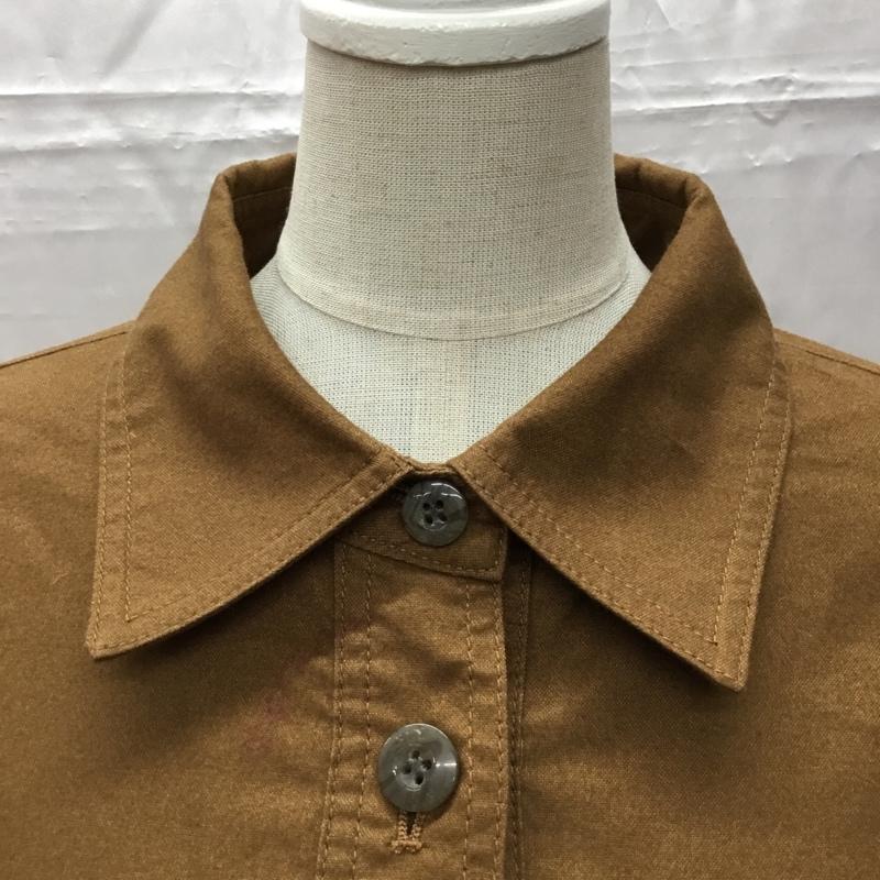 スライ SLY ジャケット、上着 ジャケット、ブレザー 030DAM30-4480 COTTON LIGHT SH JK シャツジャケット FREE 無地 茶 / ブラウン /  レディース USED 古着 中古 10107335