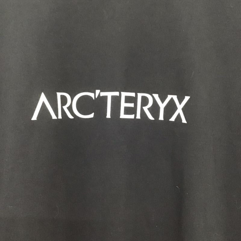 アークテリクス ARC TERYX Tシャツ 半袖 半袖カットソー プリントTシャツ クルーネックカットソー XL ロゴ、文字 黒 / ブラック /  メンズ USED 古着 中古 10135742